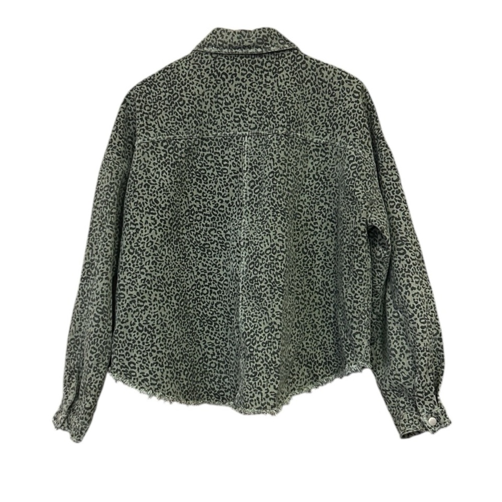 Mittoshop Leopard Print Jacket Shacket Women Smal… - image 2